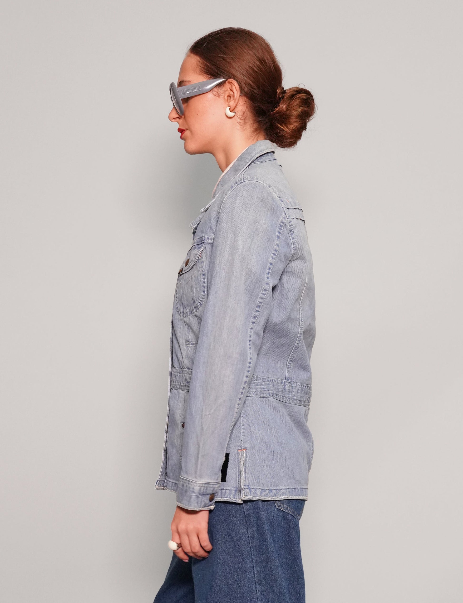 Vintage 70s Denim Jacket in Classic Blue