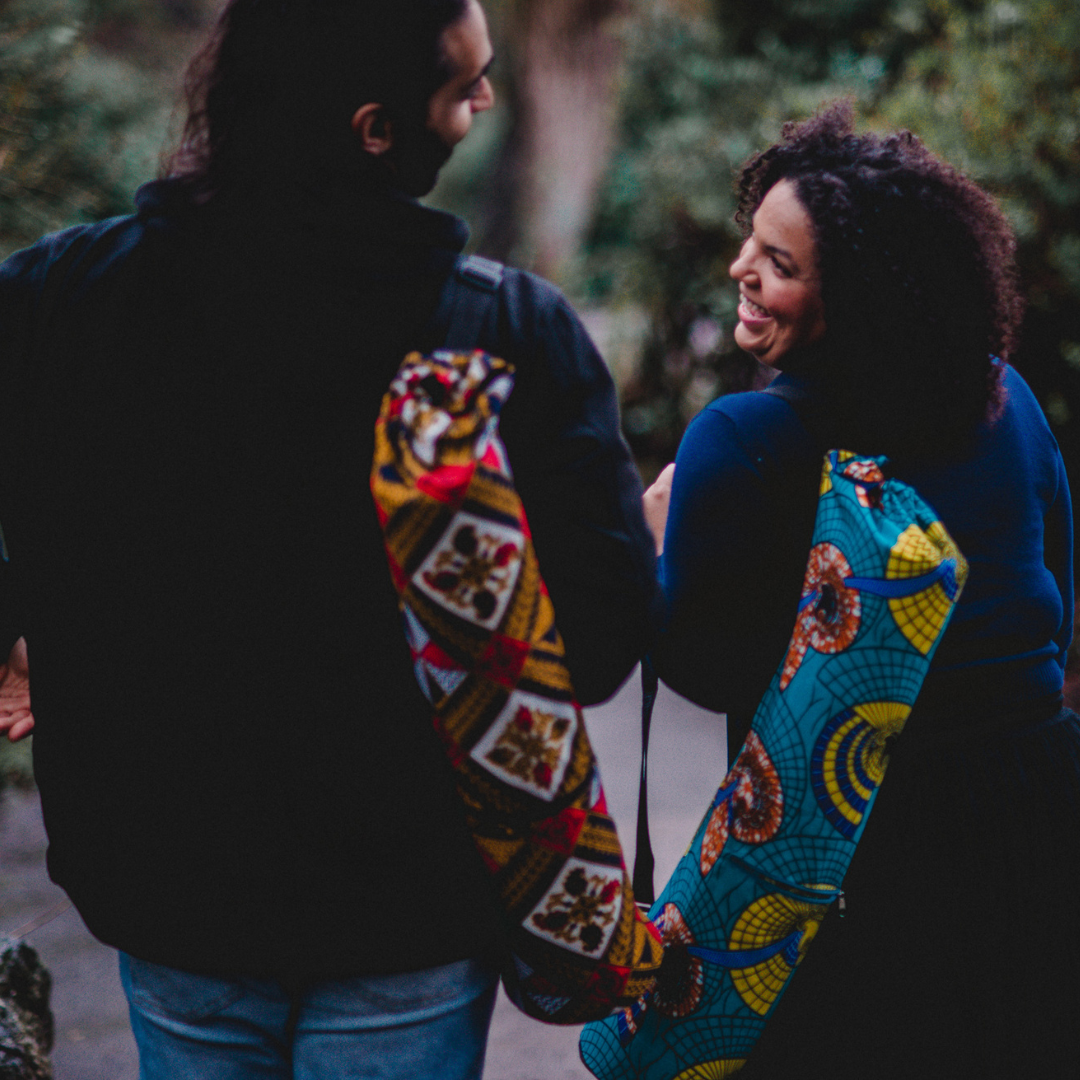 Yoga Bag Nautilus Sky Blue Seashells