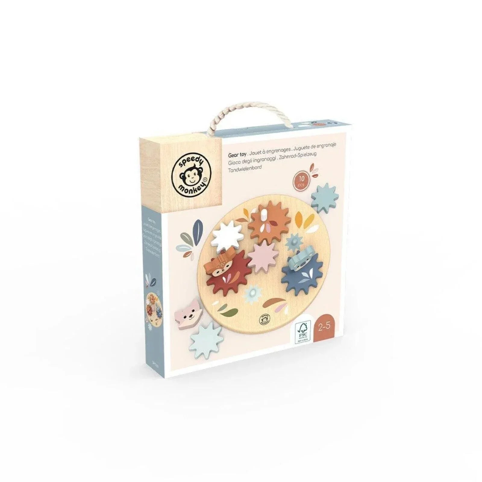 Gear Toy with Animal Pieces for Toddlers