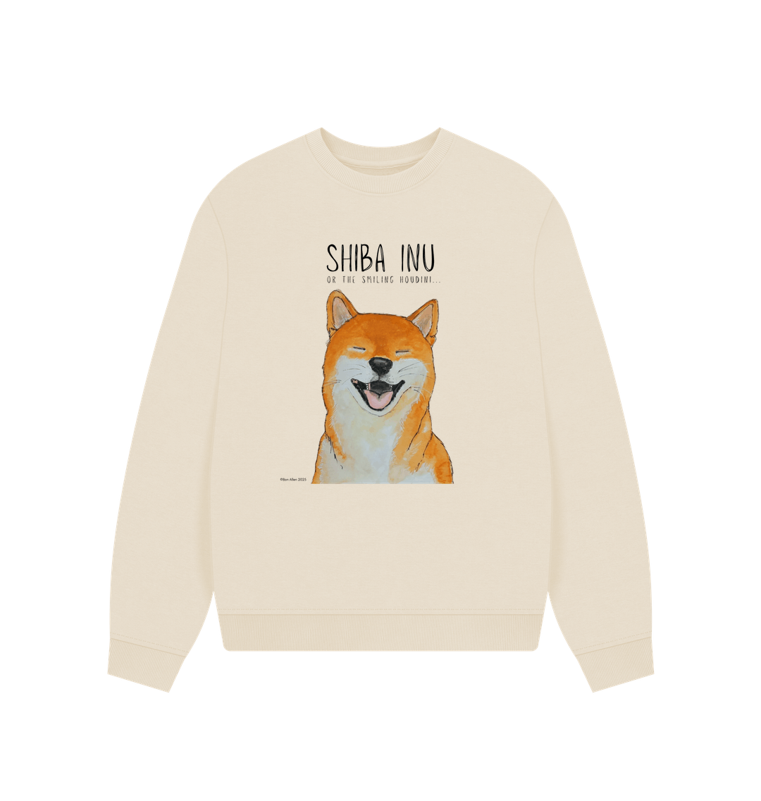 Cuddle Criminal Smiling Shiba Sweatshirt