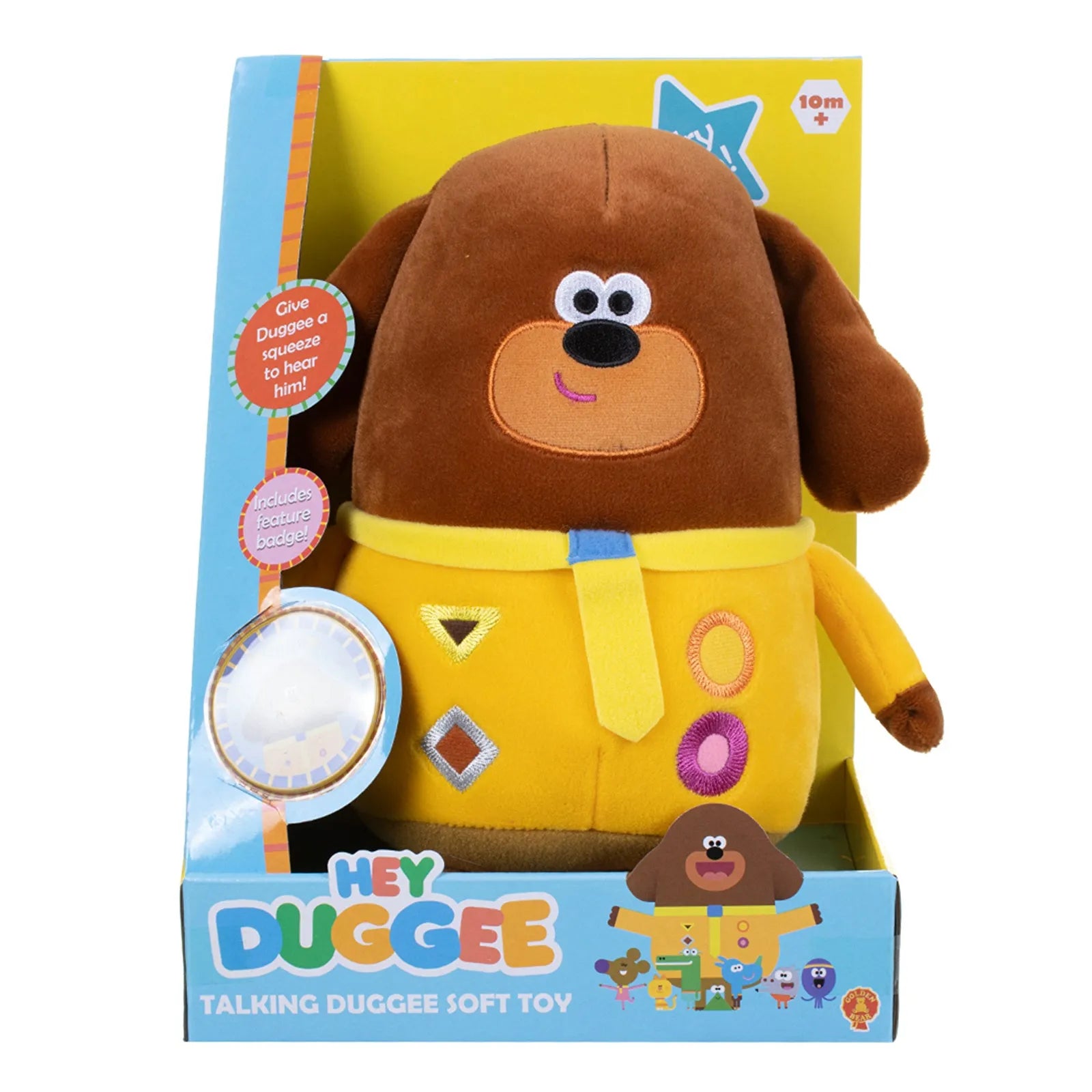 Talking Duggee Soft Toy with Signature Sounds