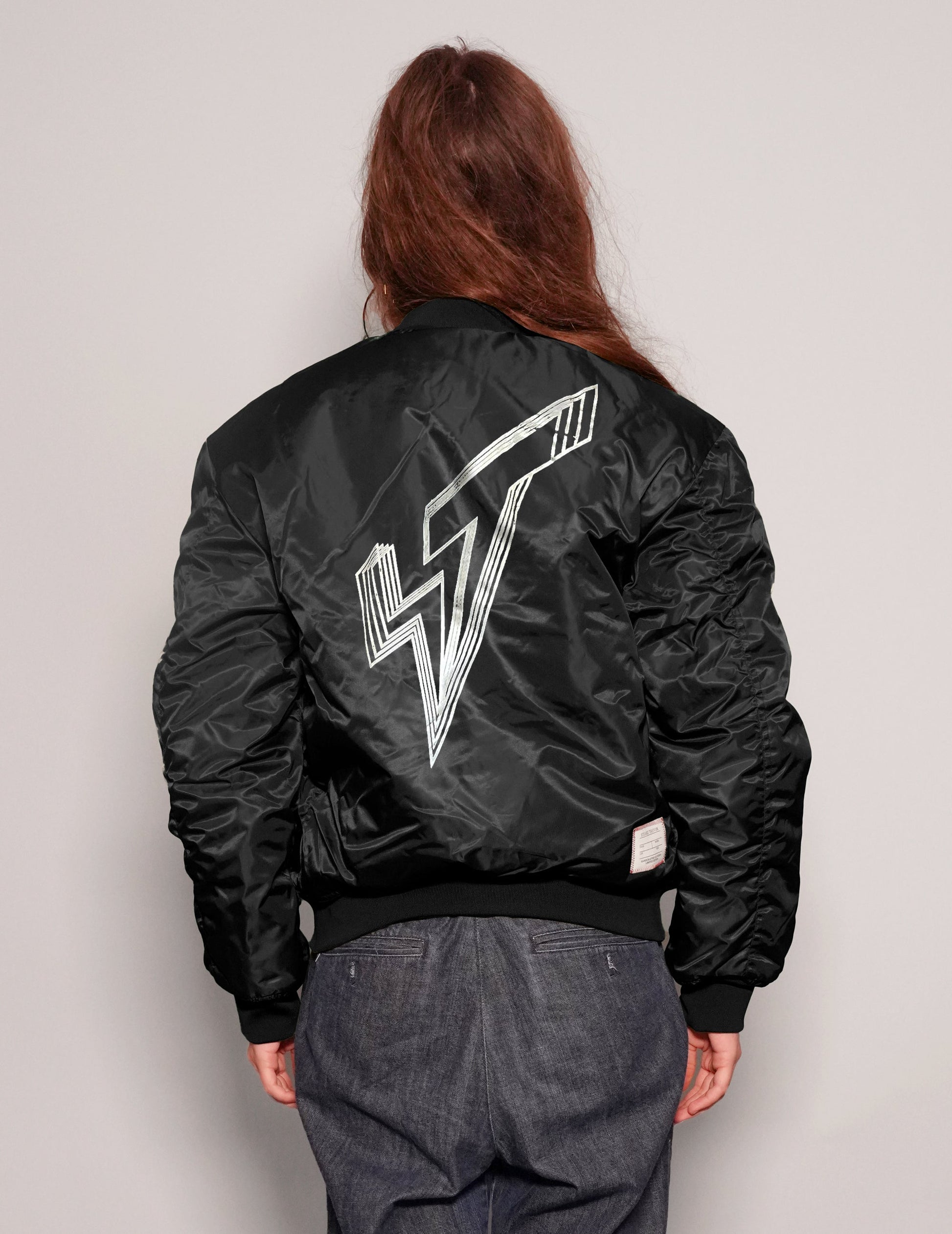 Vintage MA-1 Bomber Jacket in Black