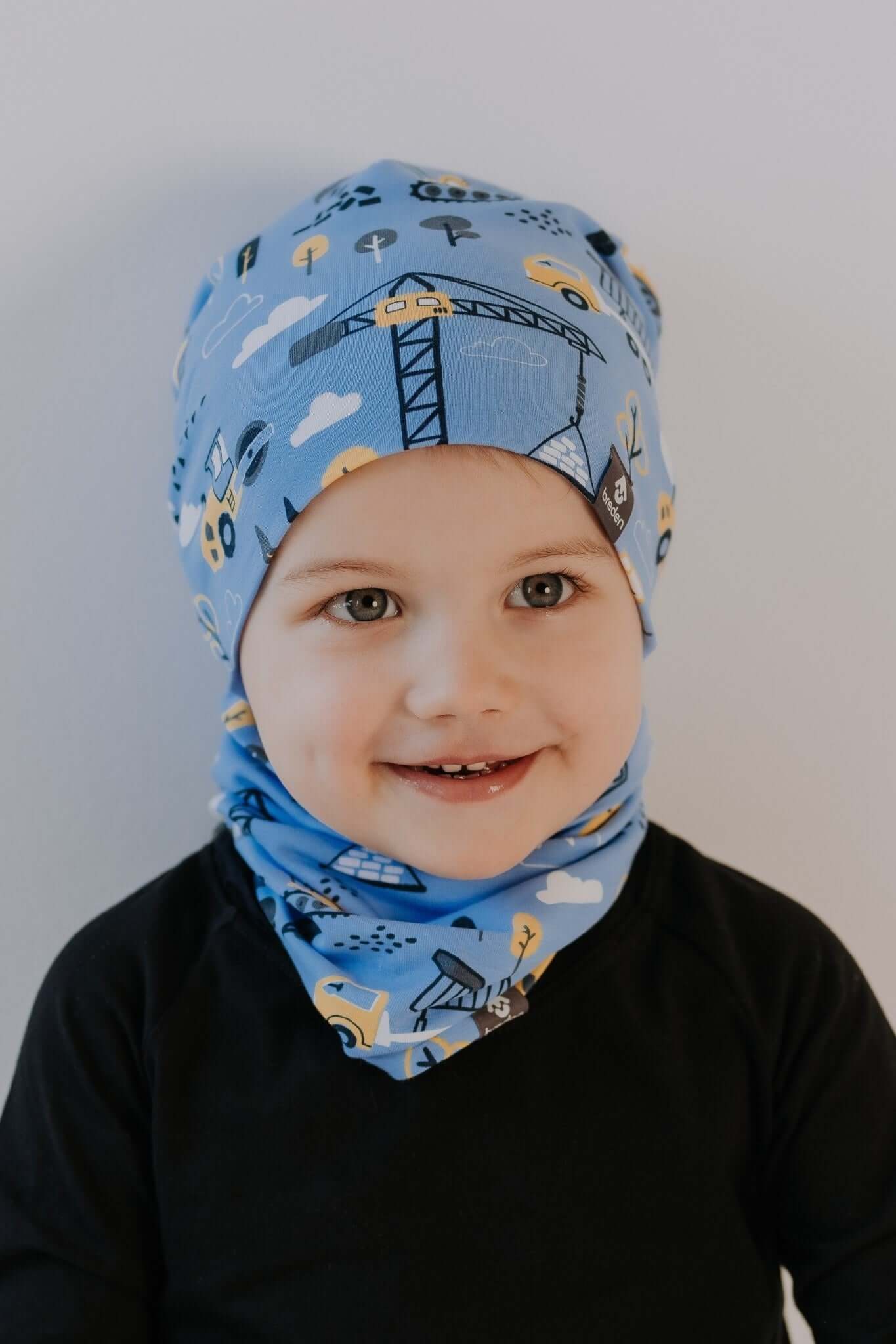 Double Cotton Hat DARGO - Perfect for Spring & Autumn, Under Helmet Fit, Oeko-Tex Certified by Breden at www.brixbailey.com