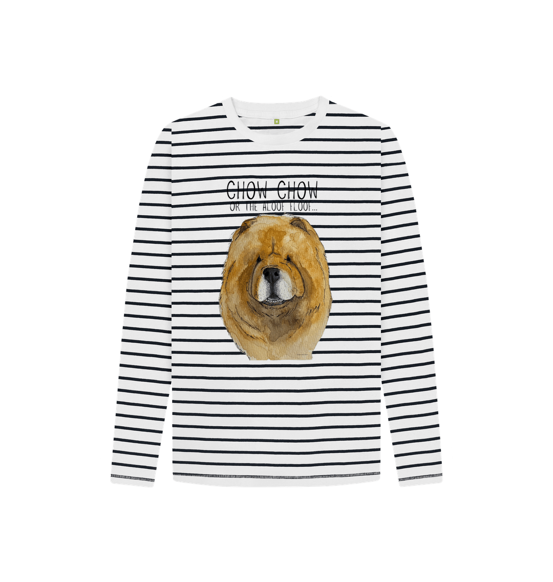 Red Chow Chow Kids Breton Stripe Tee