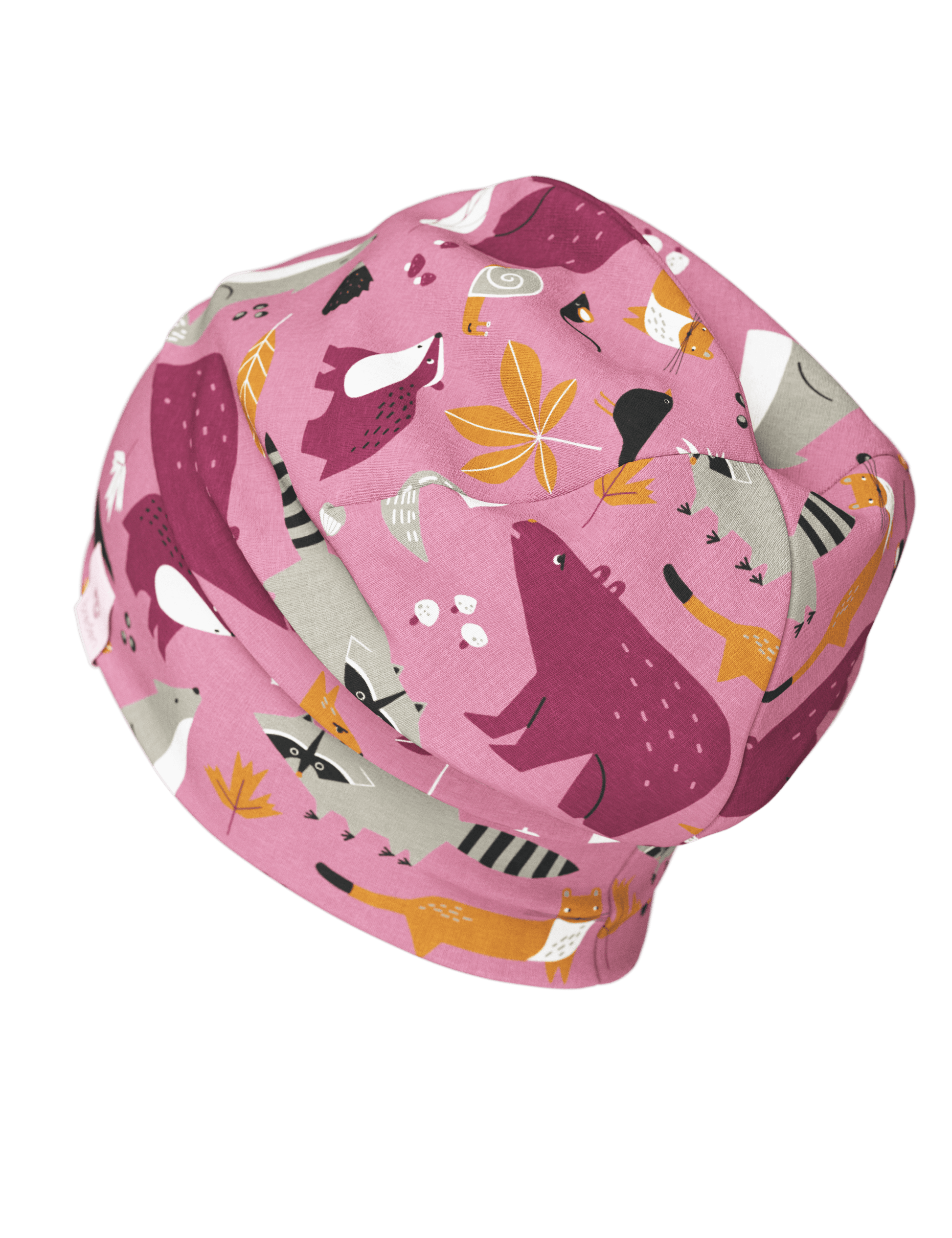 elegant close-up of a child's soft cotton beanie in refined natural light