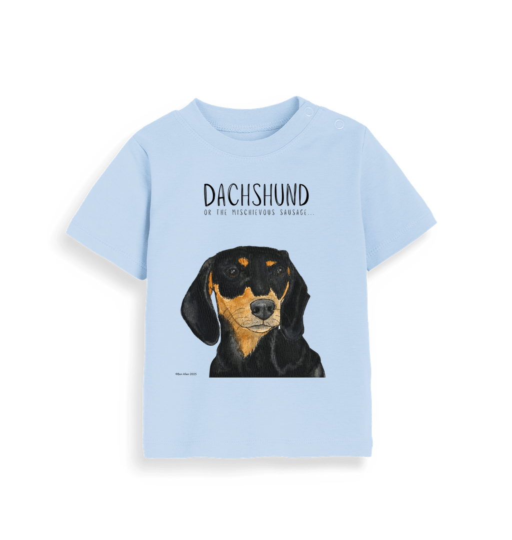 Black and Tan Dachshund Baby Tee