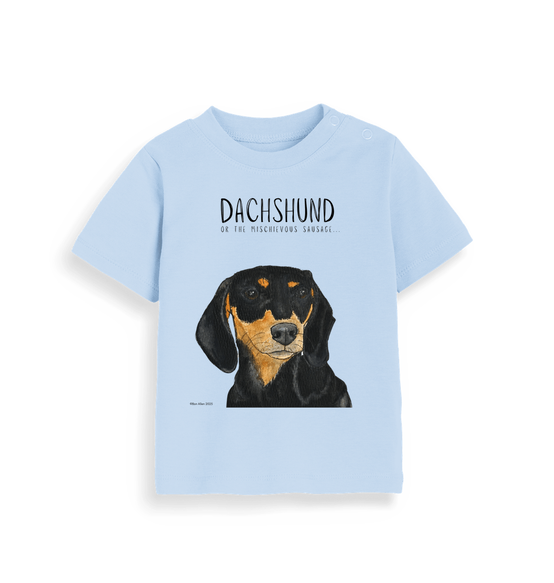 Black and Tan Dachshund Baby Tee