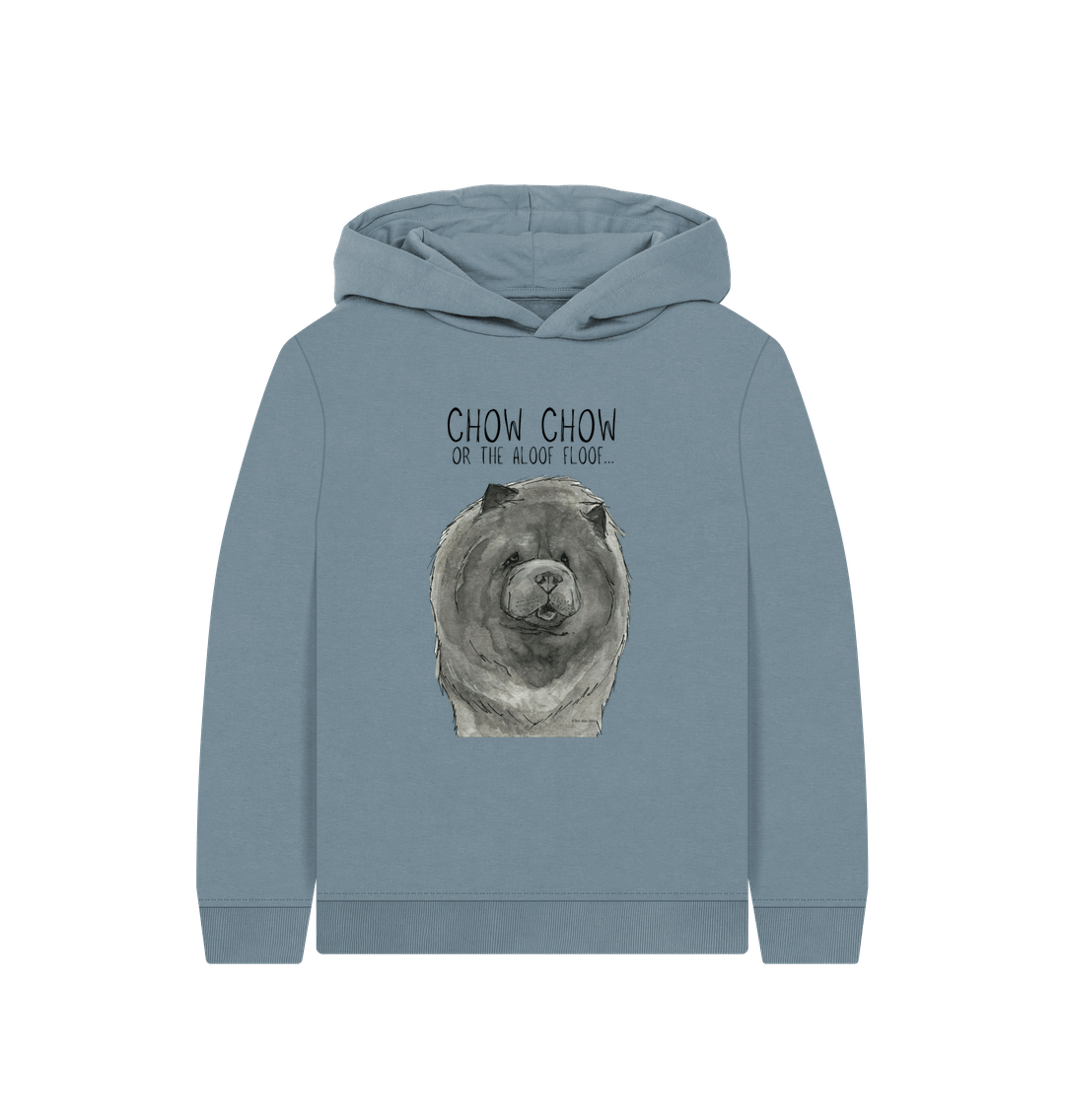Blue Chow Chow Hoodie for Kids
