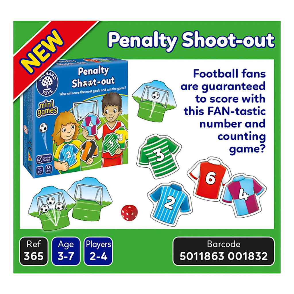 Mini Penalty Shoot Out Football Dice Game
