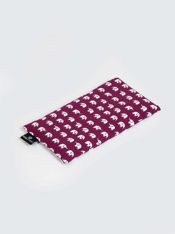 Organic Cotton Lavender Scented Elephant Eye Pillow with Linseed Fill