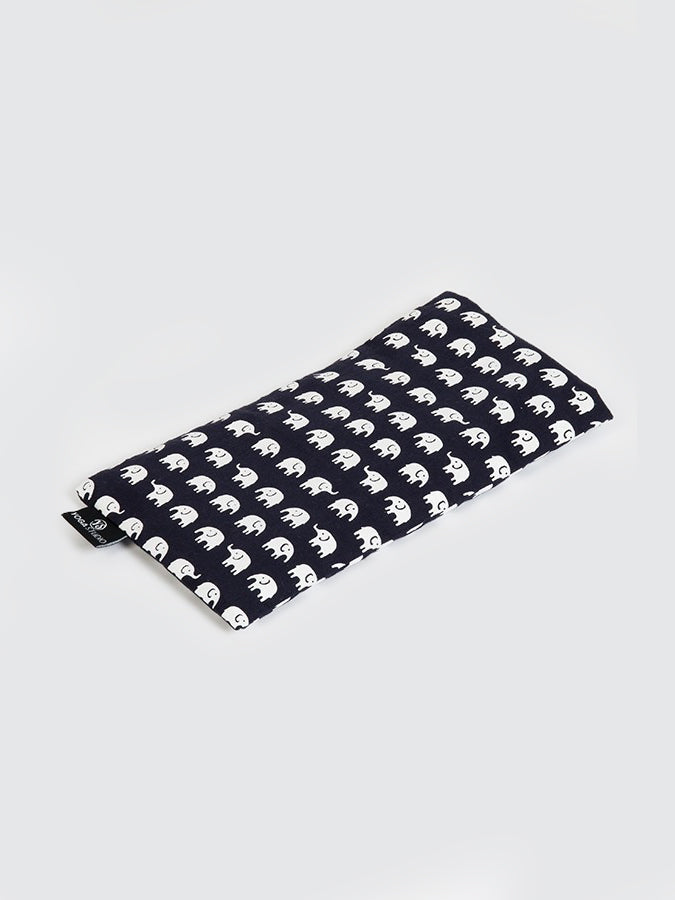 Organic Cotton Lavender Scented Elephant Eye Pillow with Linseed Fill