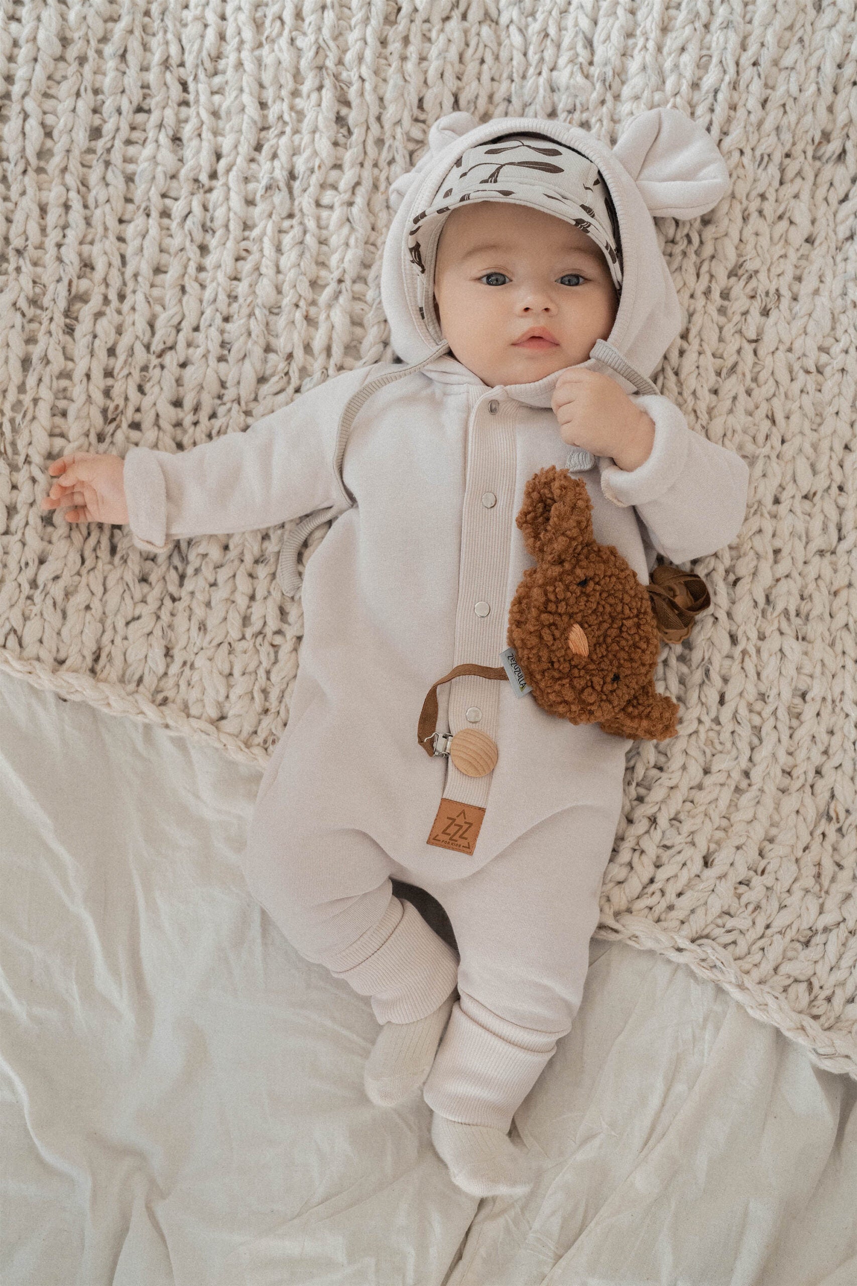 Cozy Cotton Jumpsuit for Babies – Warm, Adorable & Stretchable by Zezuzulla at www.brixbailey.com