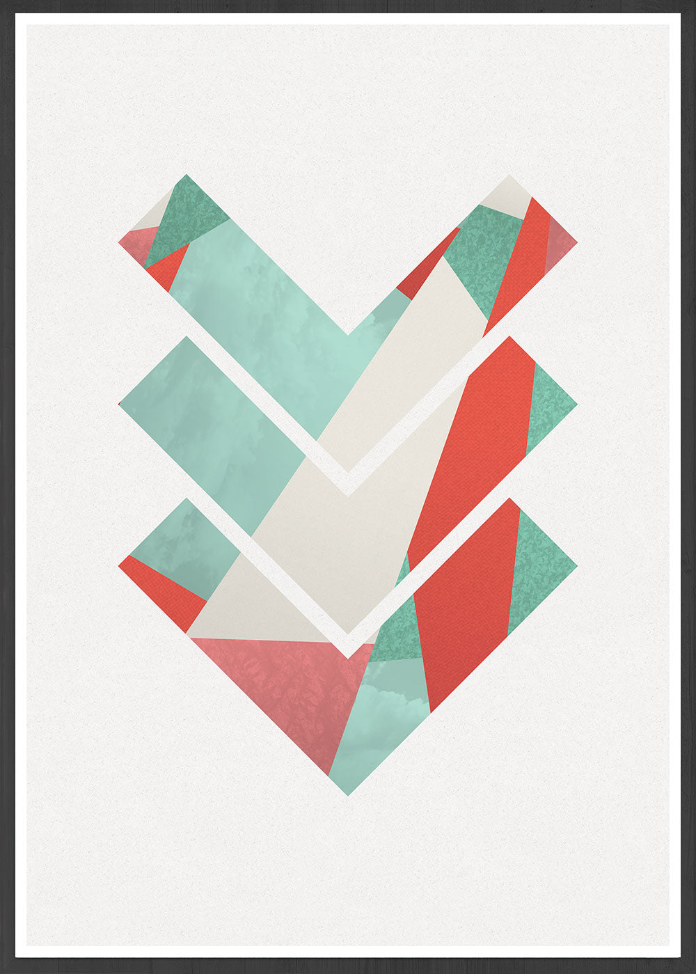 Three Arrows Minimal Geometric Print