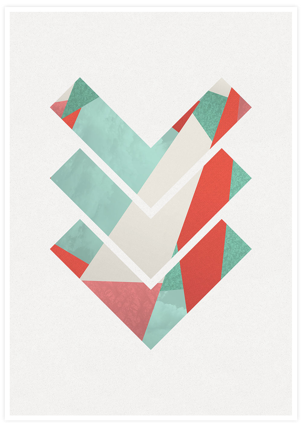 Three Arrows Minimal Geometric Print