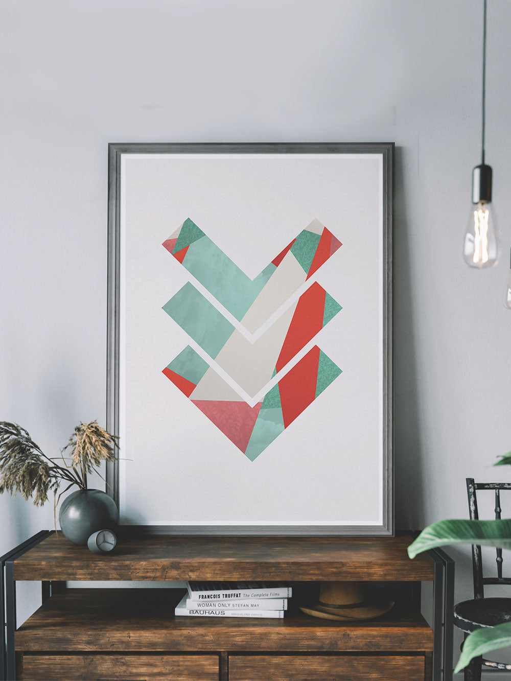 Three Arrows Minimal Geometric Print
