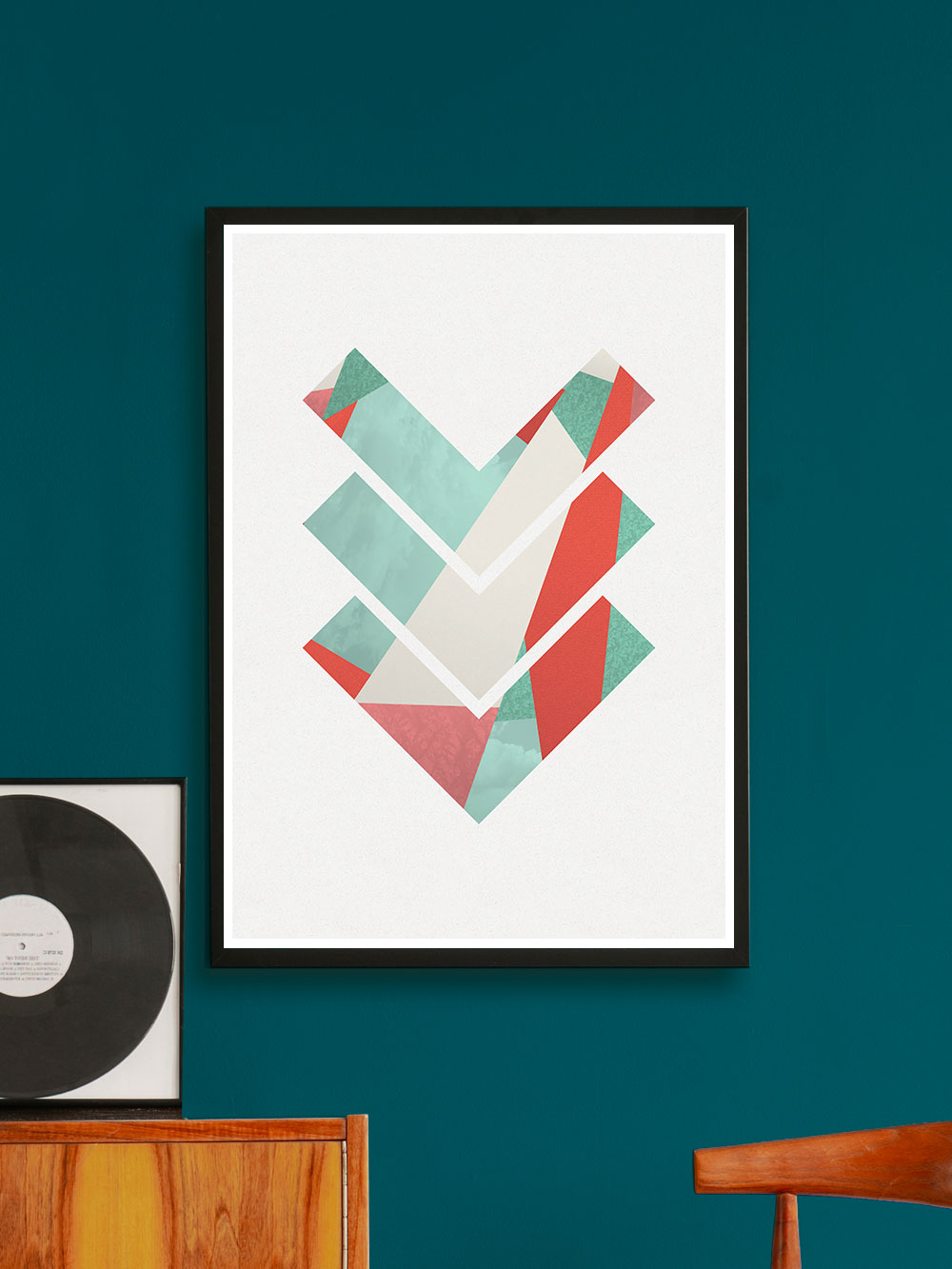 Three Arrows Minimal Geometric Print
