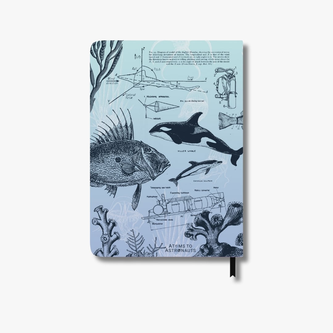 Marine Biology A5 Hardcover Notebook