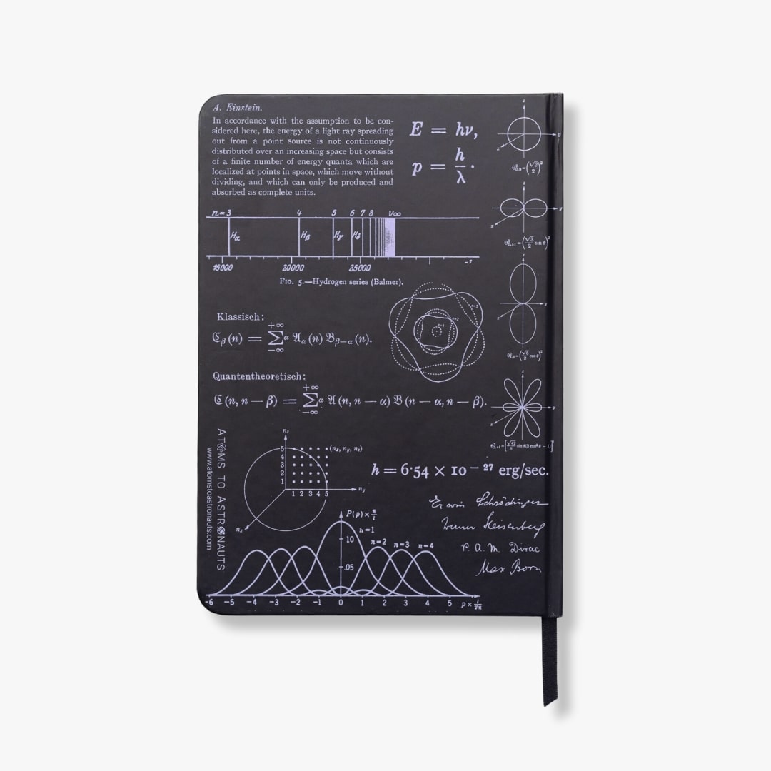 Quantum Physics A5 Hardcover Notebook