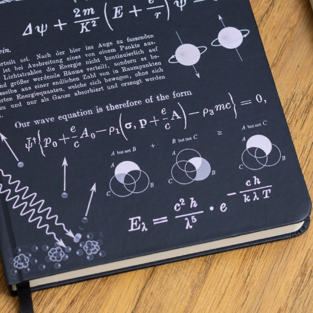 Quantum Physics A5 Hardcover Notebook