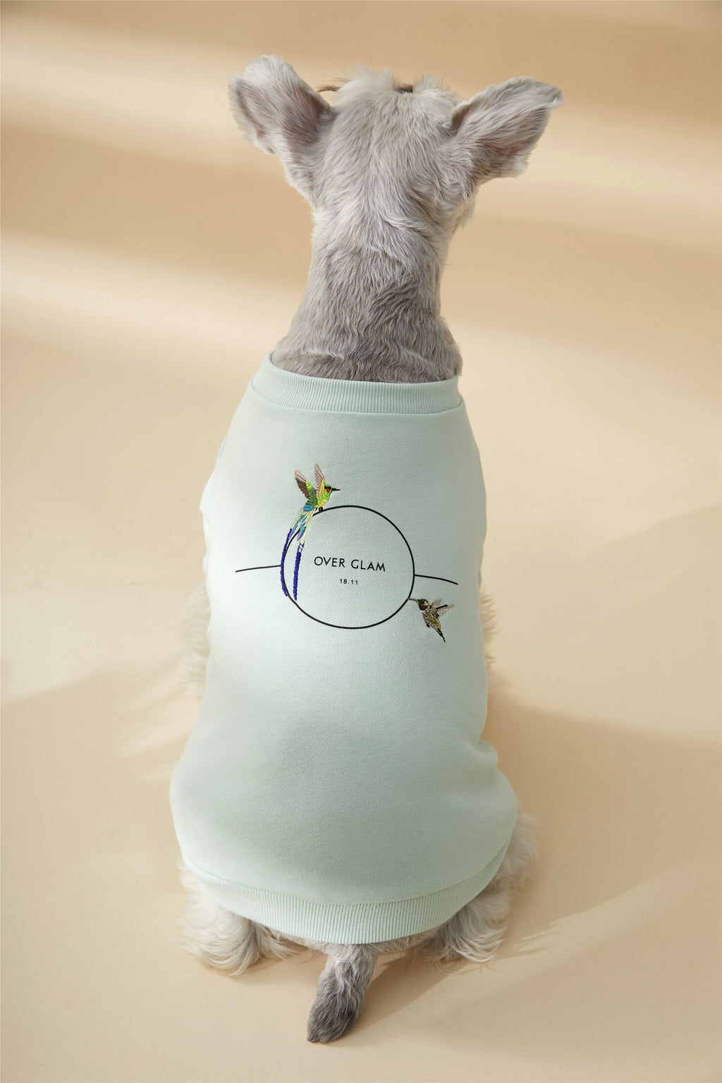 Sweatshirt with Birds Embroidery