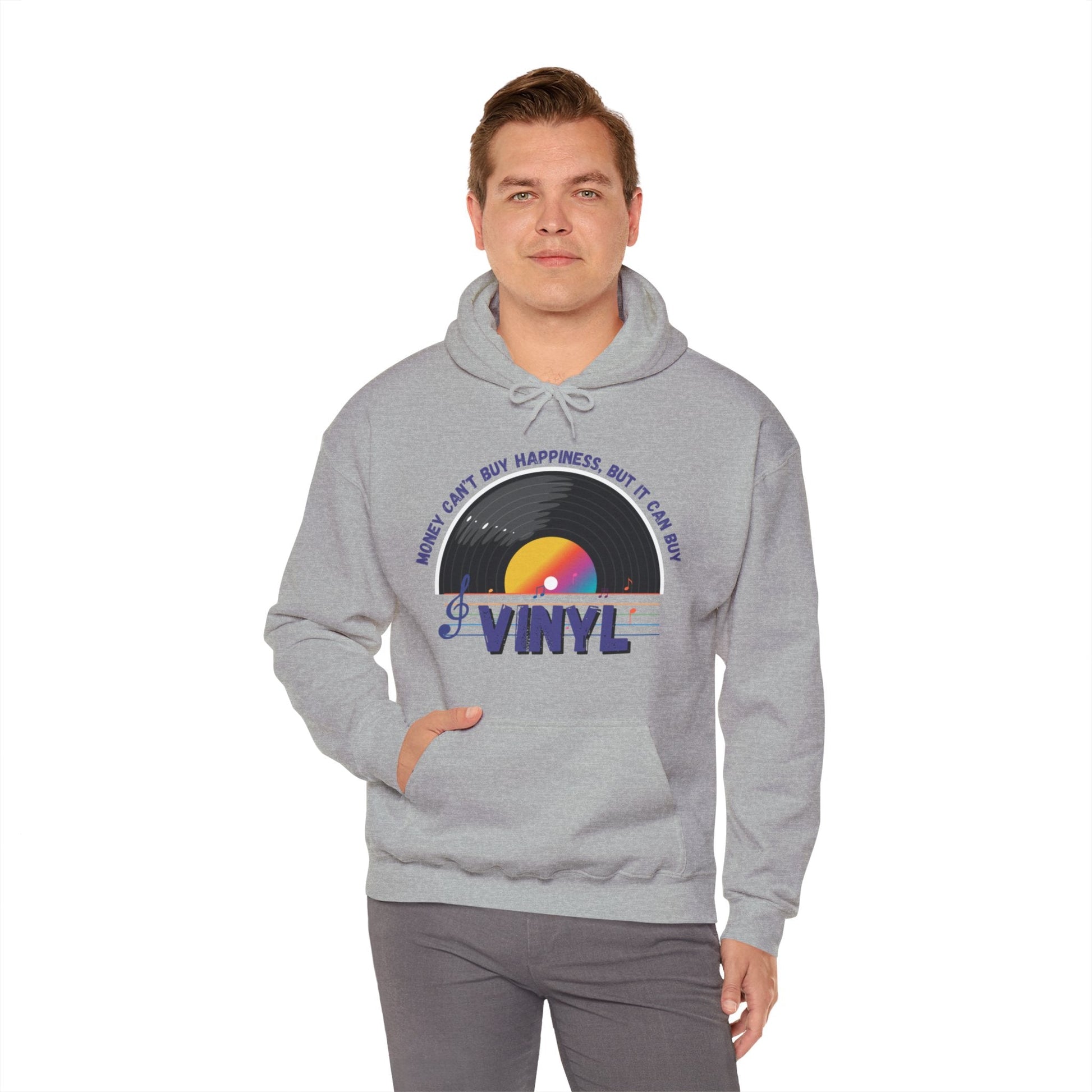 Money Can't Buy Happiness But It Can Buy Vinyl Men's Hoodie