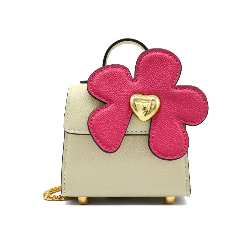 Little Flower Daisy Leather Crossbody Mini Bag