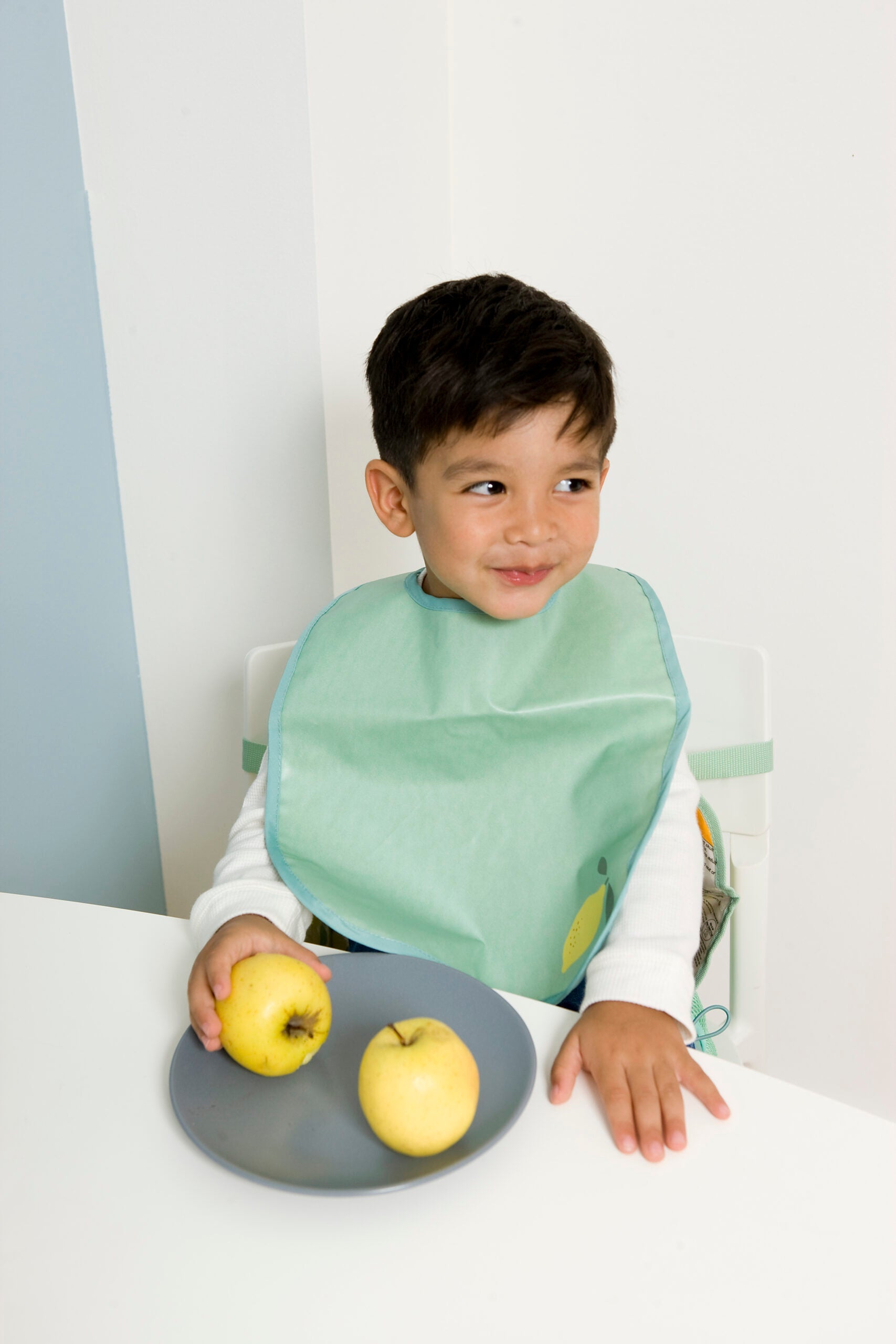 Cotton Jersey Bibs 2 Pack Happy Lemon