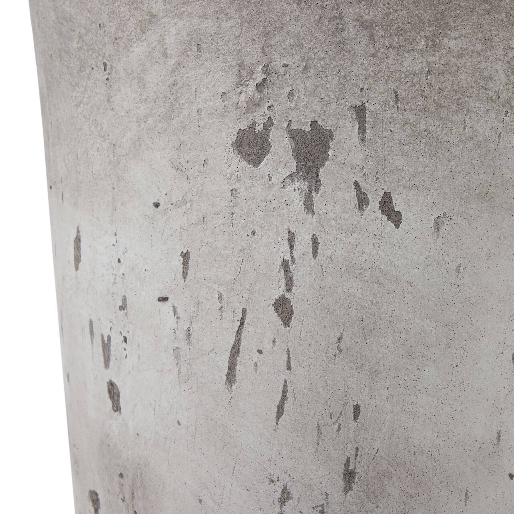Tall stone effect urn planter in natural tone, ceramic with textured finish, 82cm height, classical silhouette for home or garden decor by Sostter at brixbailey.com