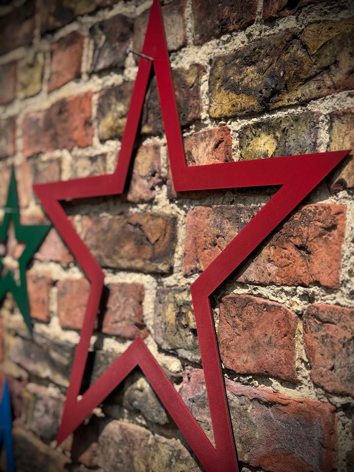 Rustic Metal Star Garden Decoration