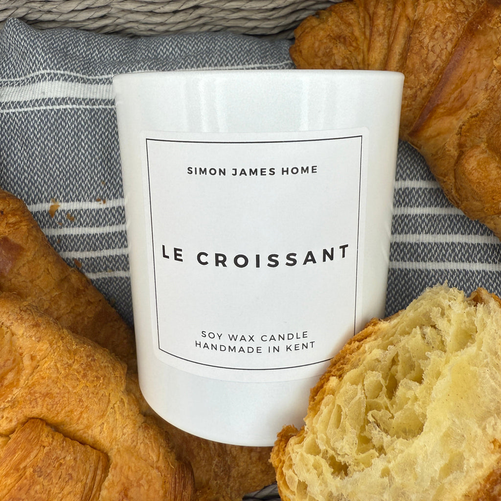 Handmade Soy Wax Croissant Candle