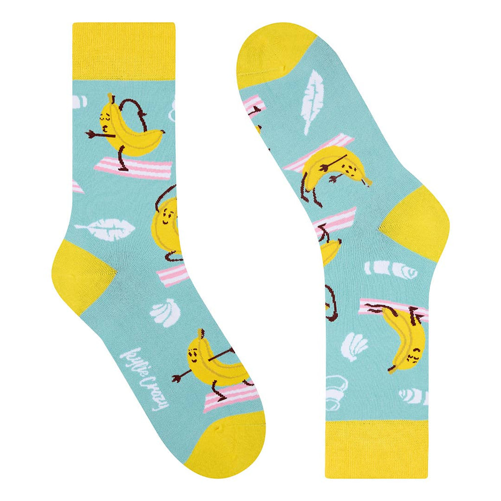 Namaste Banana Yoga Socks