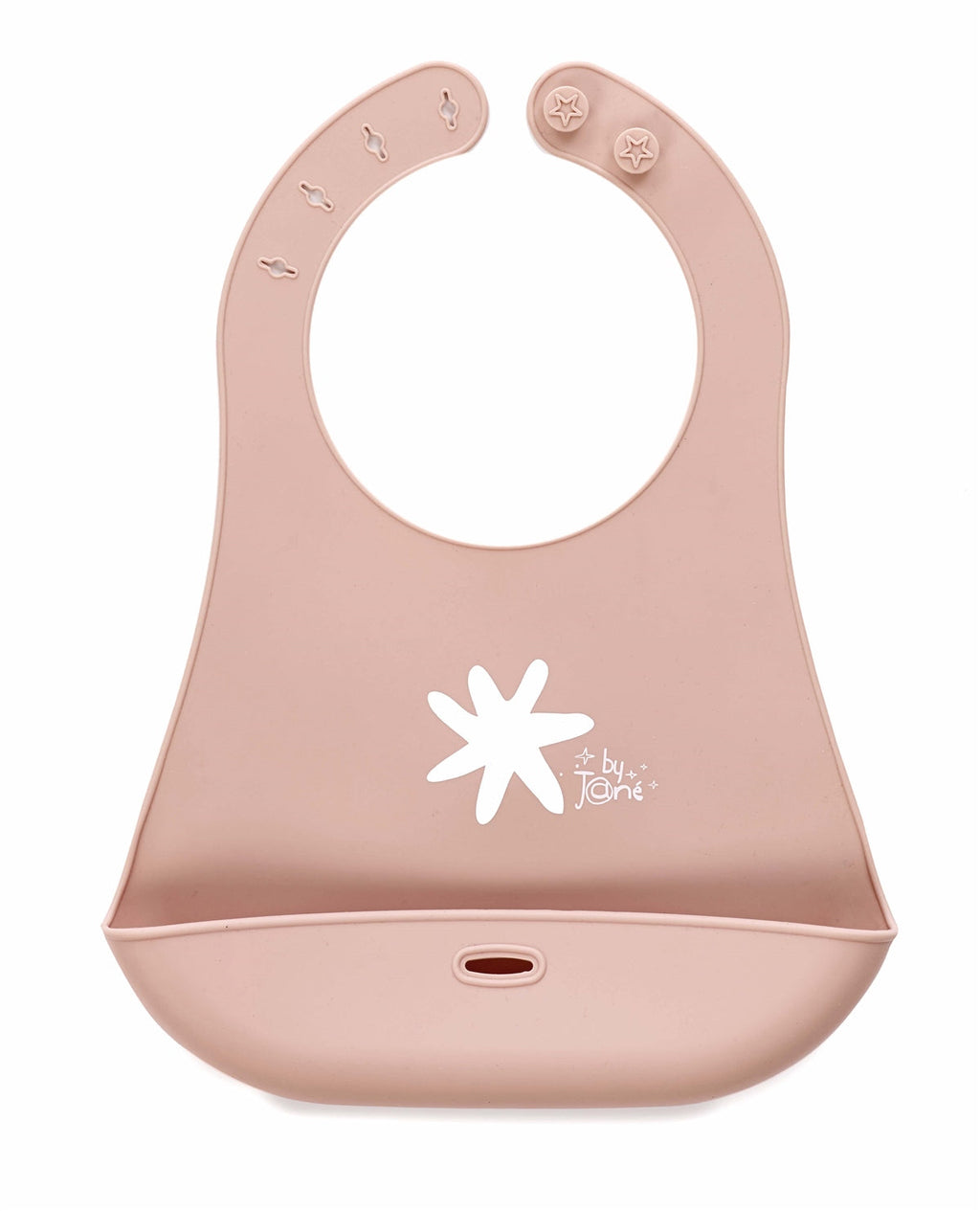 Snap Roll Up Silicone Pelican Baby Bib