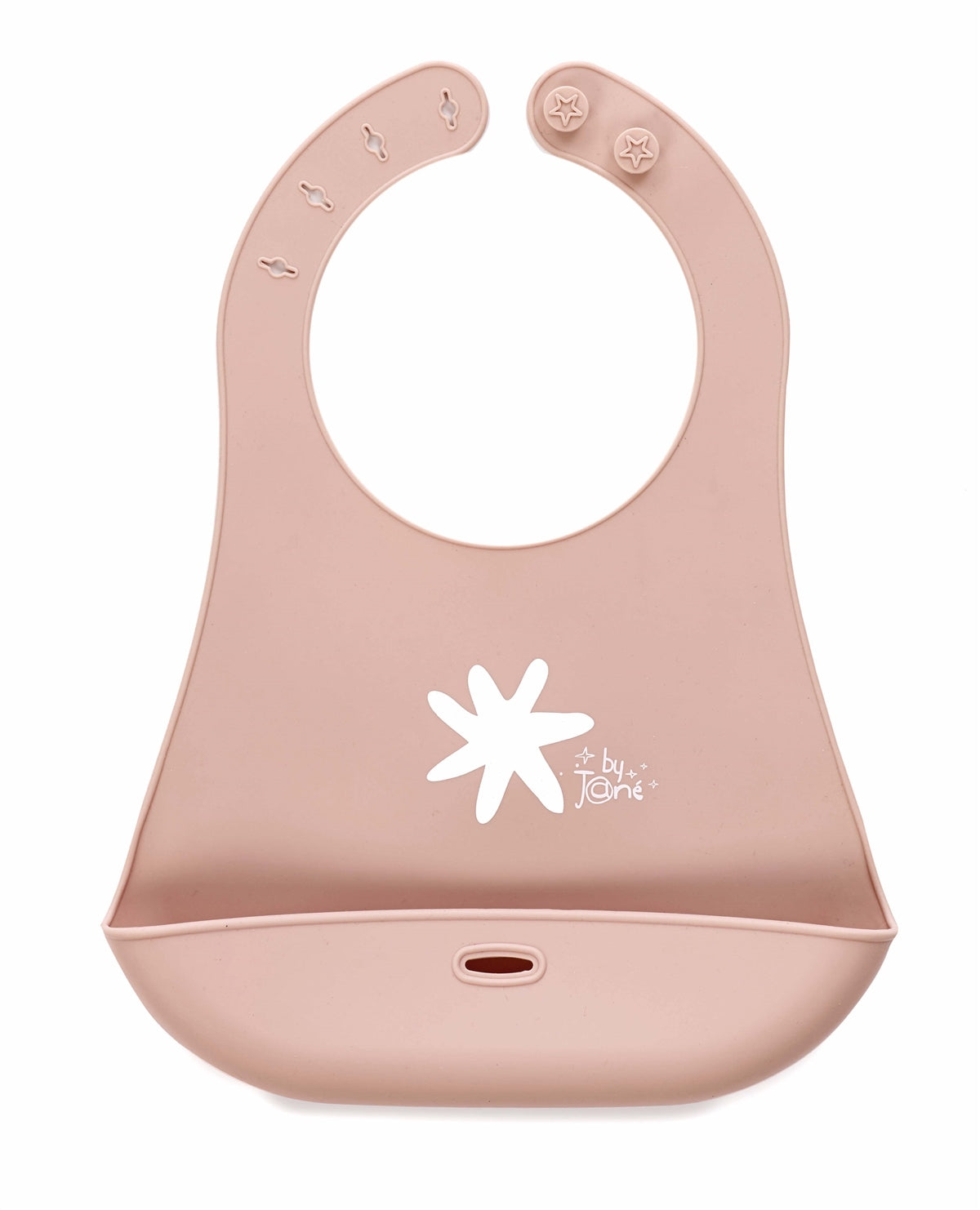 Snap Roll Up Silicone Pelican Baby Bib