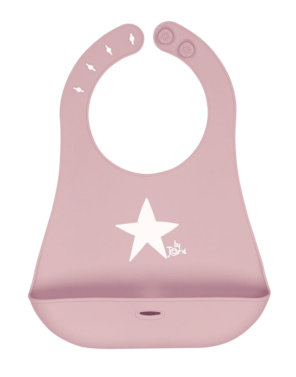 Snap Roll Up Silicone Pelican Baby Bib