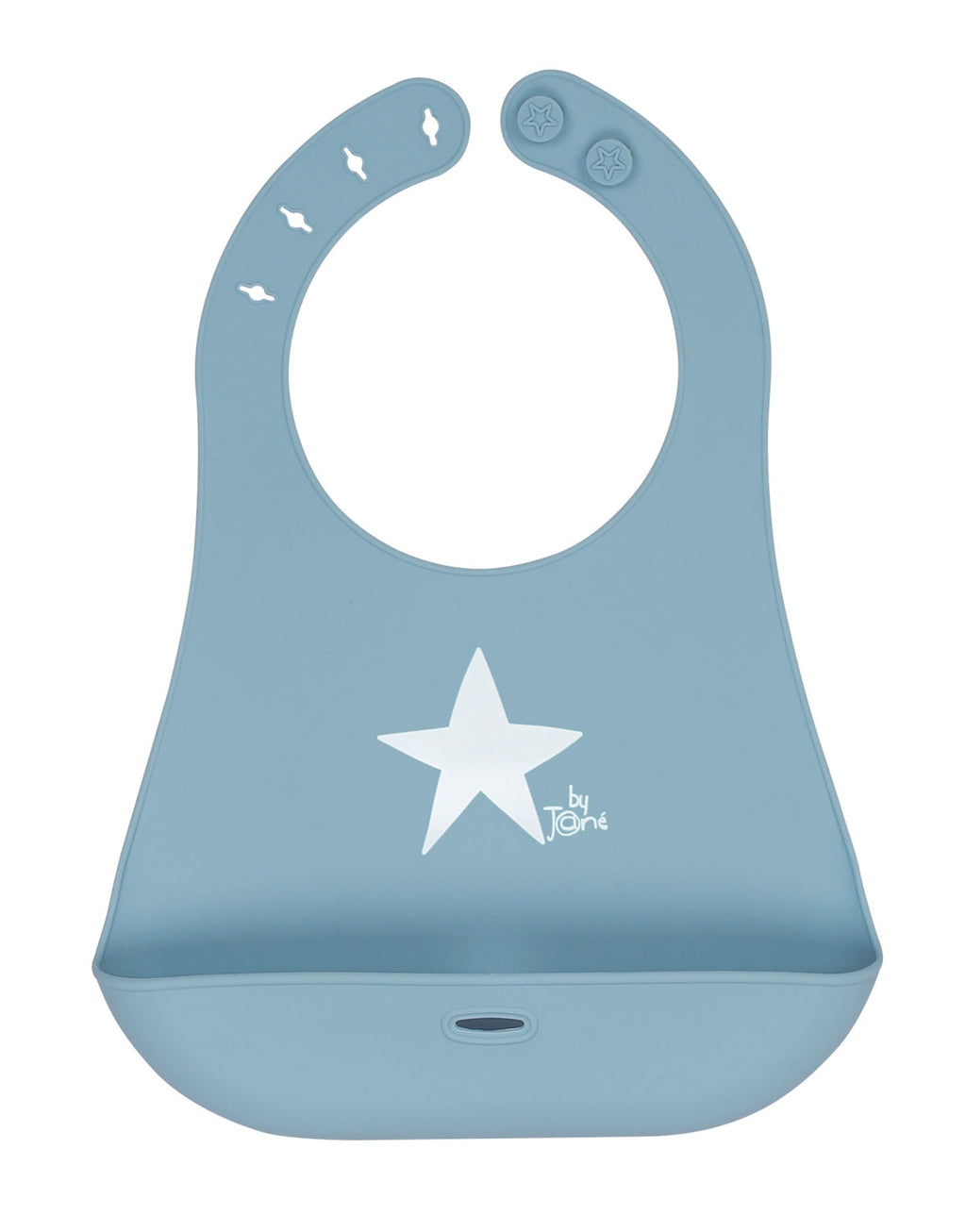 Snap Roll Up Silicone Pelican Baby Bib