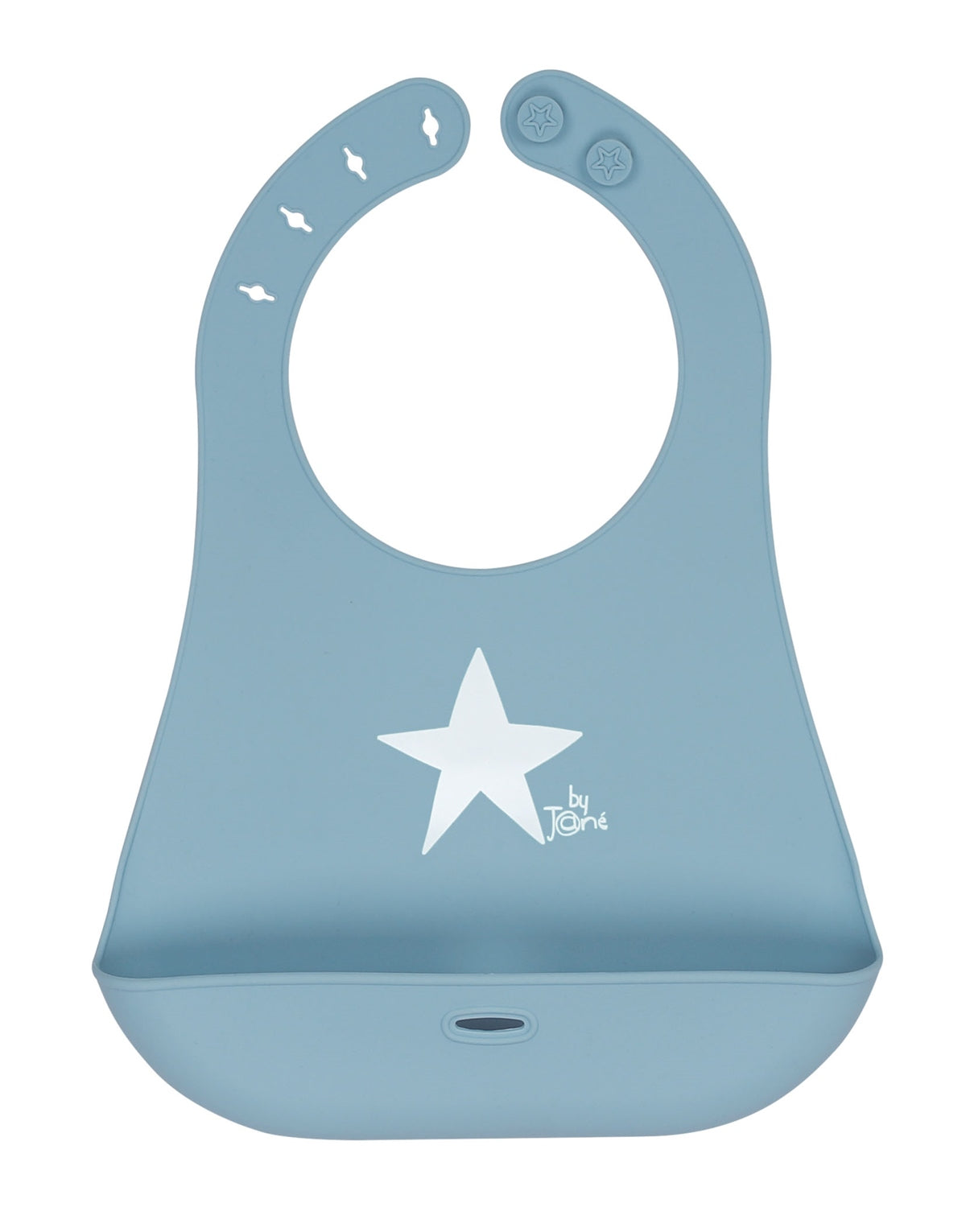 Snap Roll Up Silicone Pelican Baby Bib
