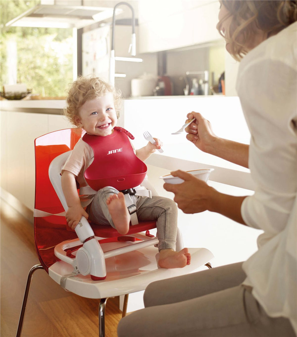 Snap Roll Up Silicone Pelican Baby Bib