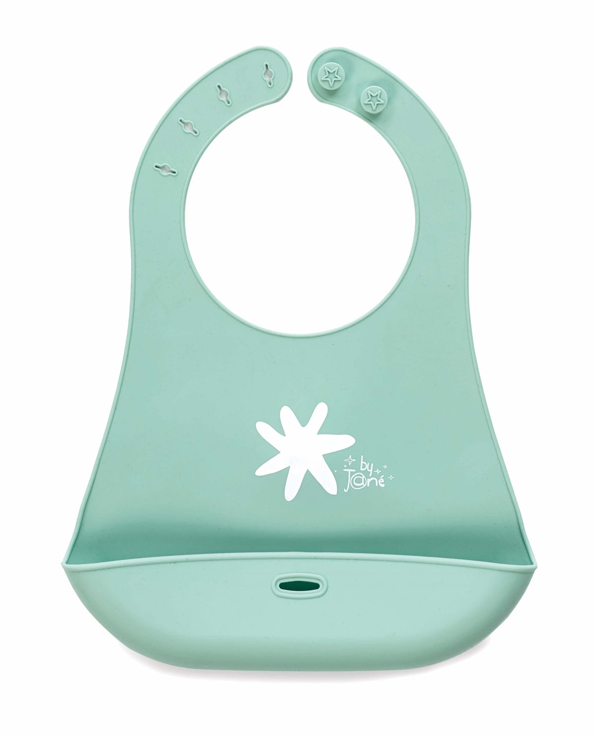 Snap Roll Up Silicone Pelican Baby Bib