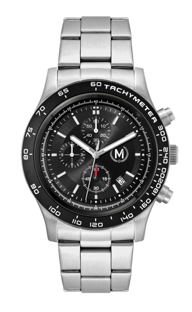 GT Chronograph Watch with Metal Strap