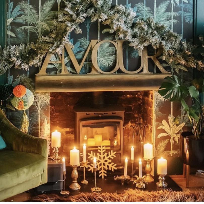 Distressed Gold Metal Letters A-Z 0-9 in 5 inch or 12 inch