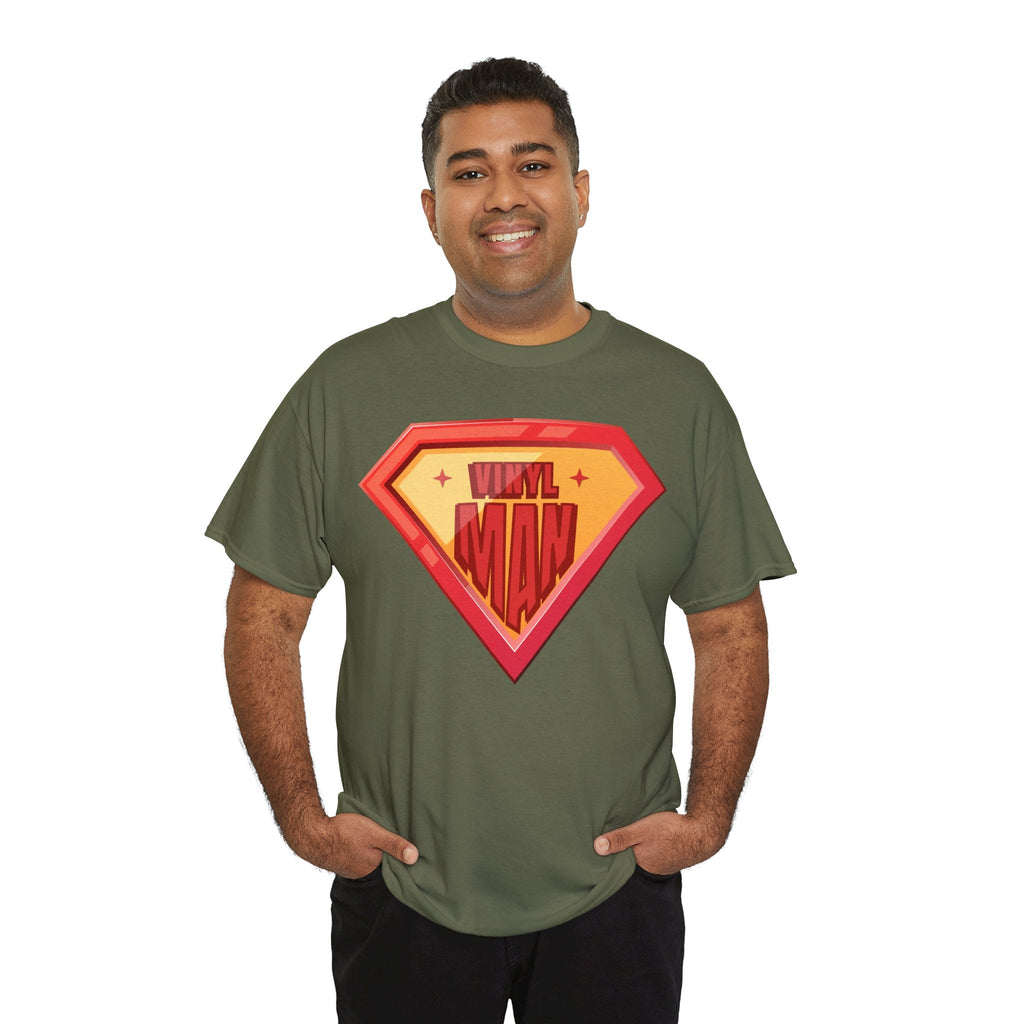 Vinyl Man Men's Superhero T-Shirt