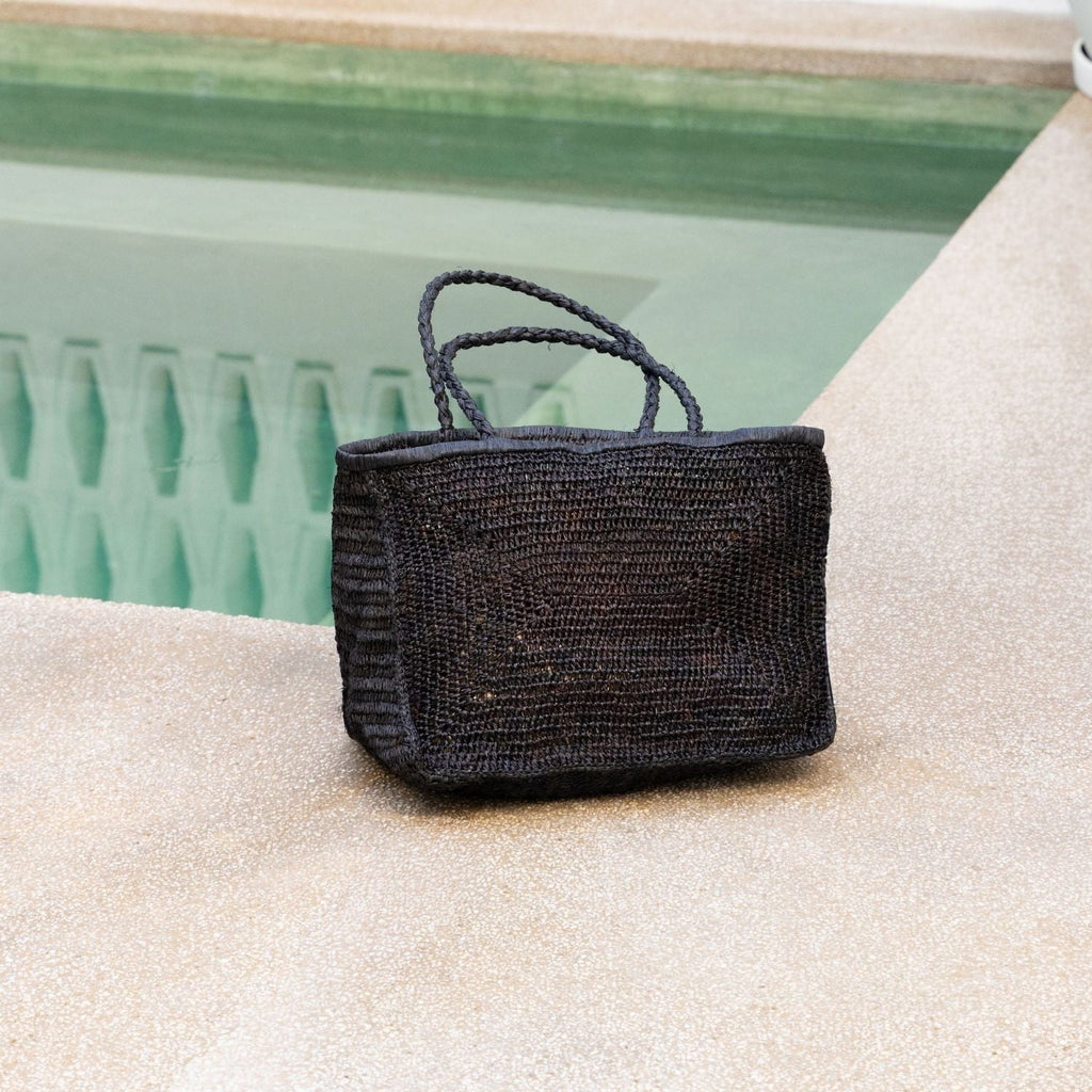 Medium Raffia Beach Tote Bag