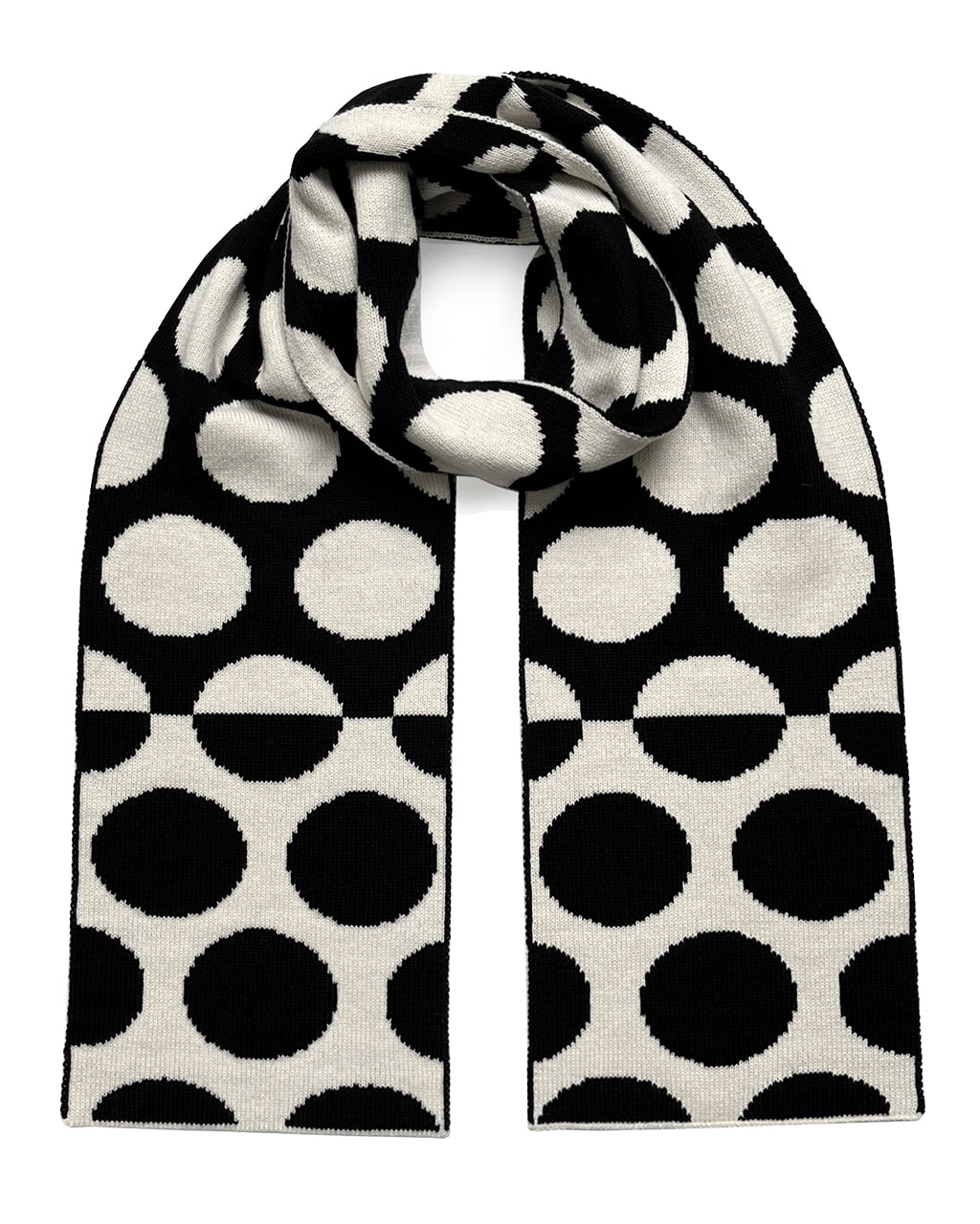 Circles Wool and Cashmere Scarf