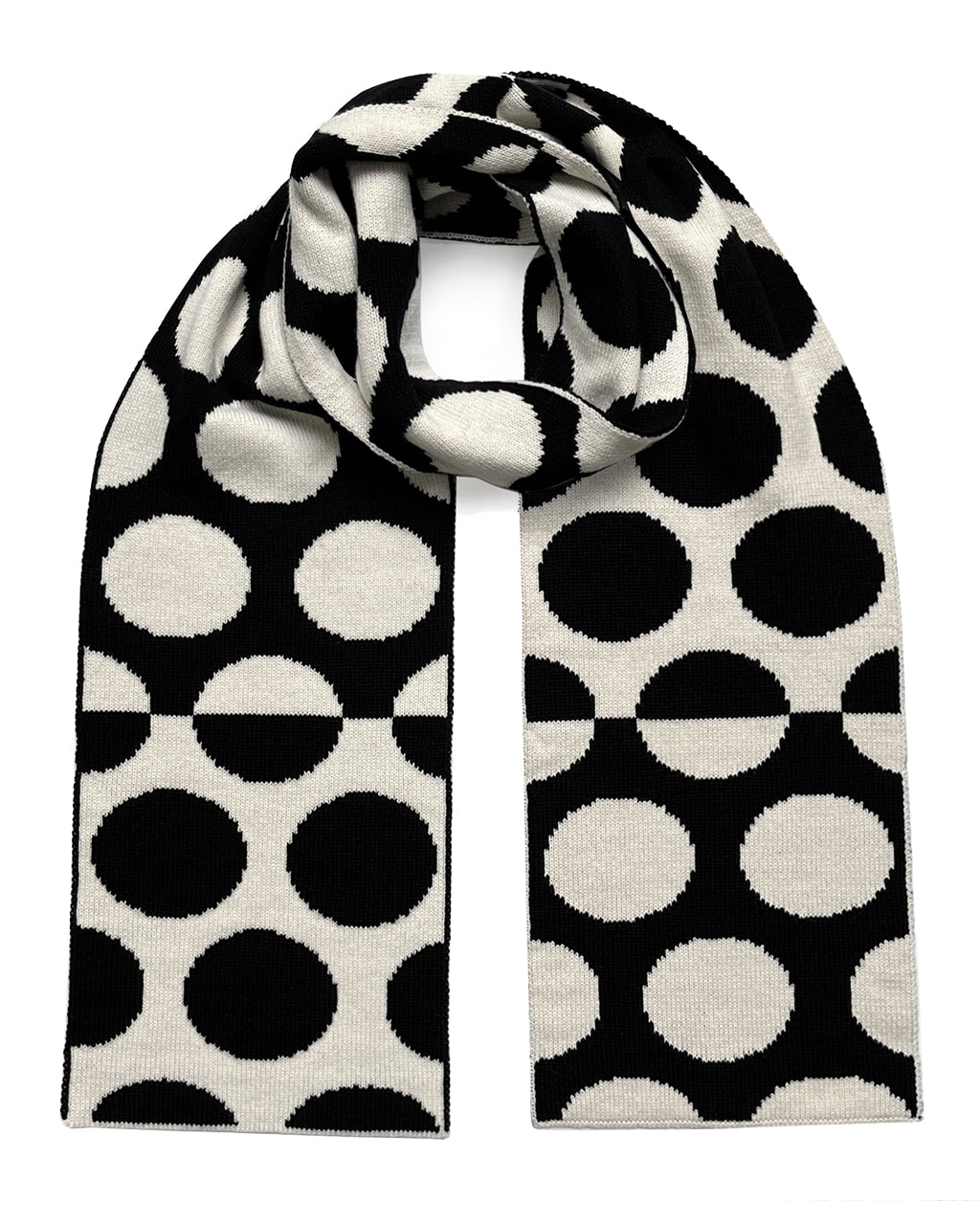 Circles Wool and Cashmere Scarf