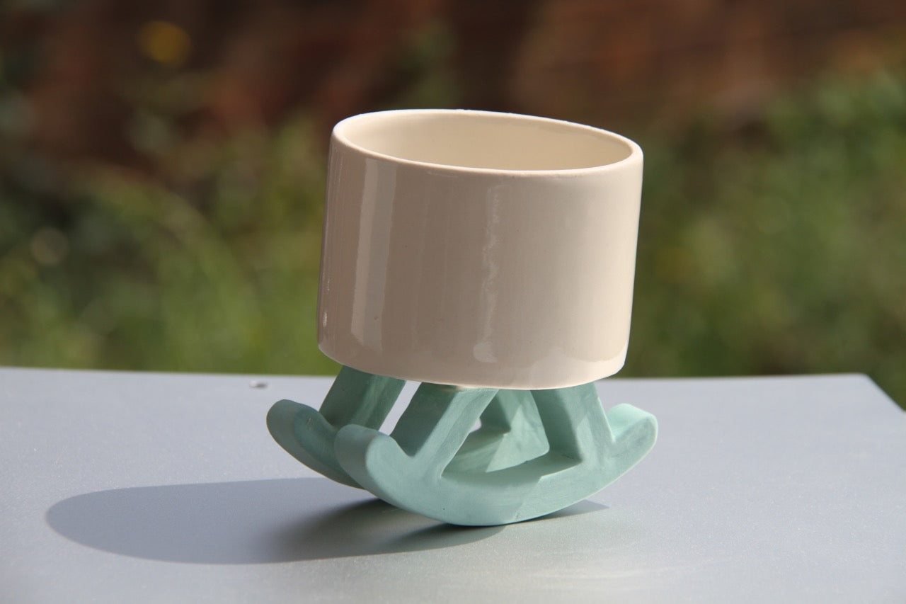 Rocky Chair Whisky Cup in Green