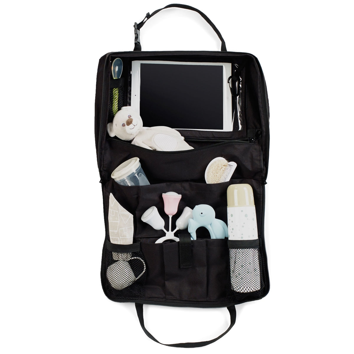 Car Seat Organiser with Tablet Holder