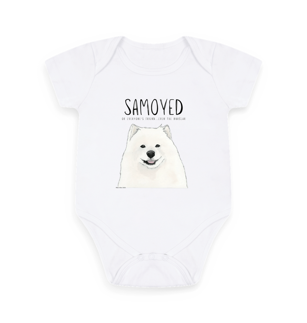 Samoyed Baby Bodysuit