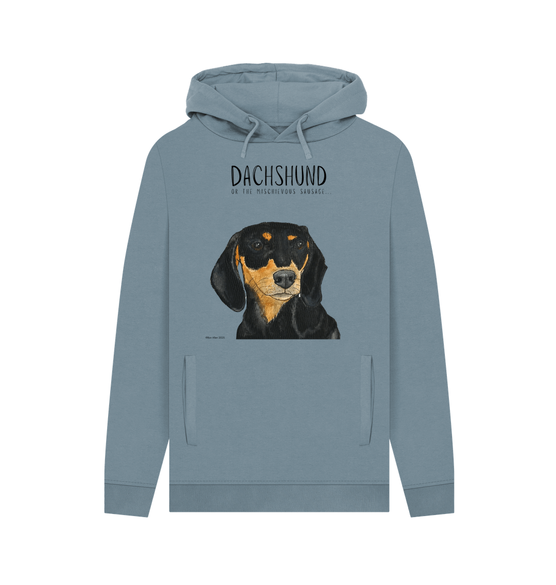 Black and Tan Dachshund Hoodie Small Legs Big Attitude