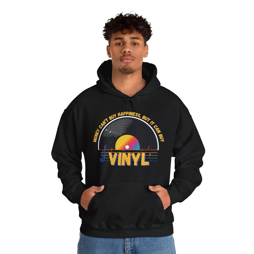 Money Can't Buy Happiness But It Can Buy Vinyl Men's Hoodie