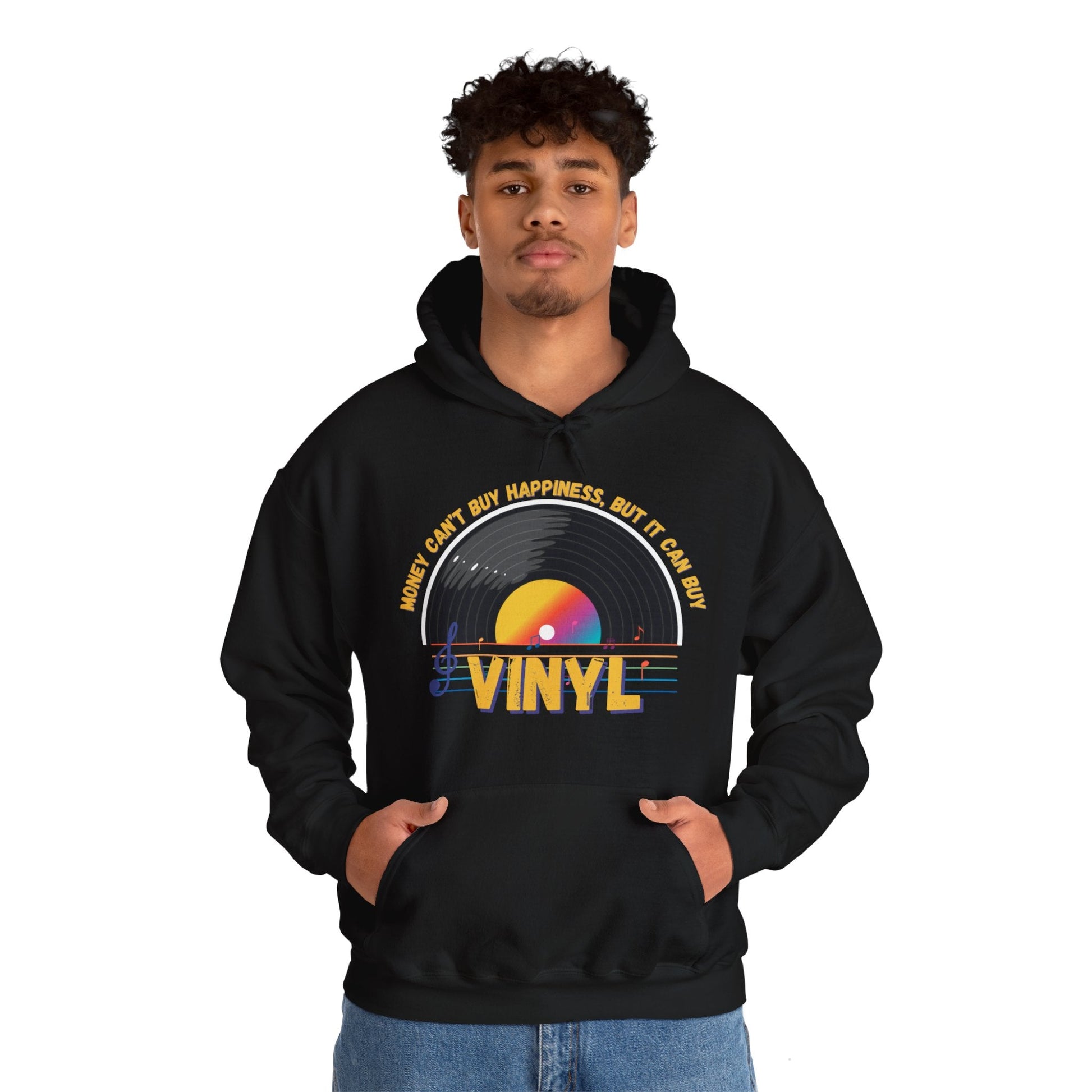 Money Can't Buy Happiness But It Can Buy Vinyl Men's Hoodie